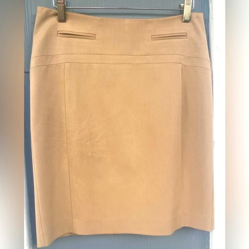 Express tan 2 pocket pencil skirt - Picture 6 of 16